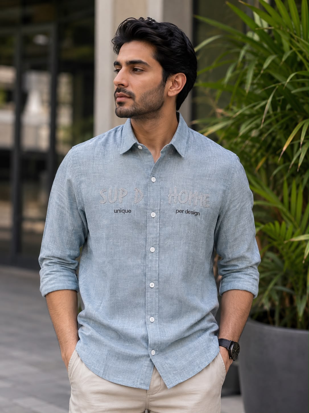 NEW ARRIVAL CHEST EMBROIDERY SHIRTS!