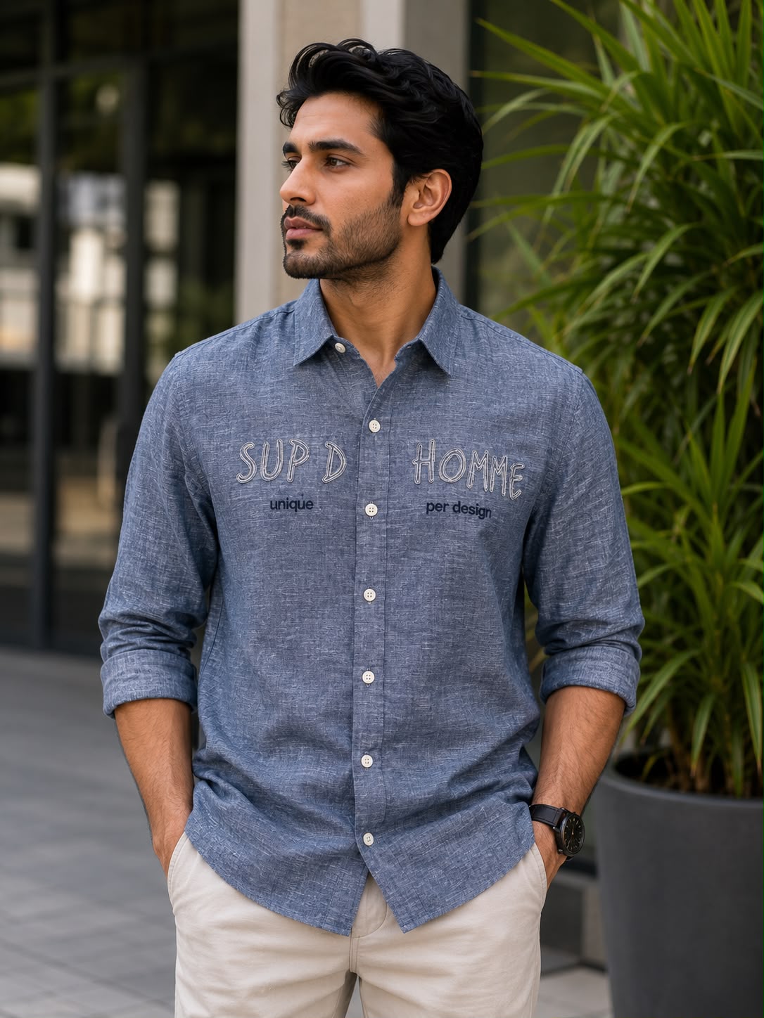 NEW ARRIVAL CHEST EMBROIDERY SHIRTS!