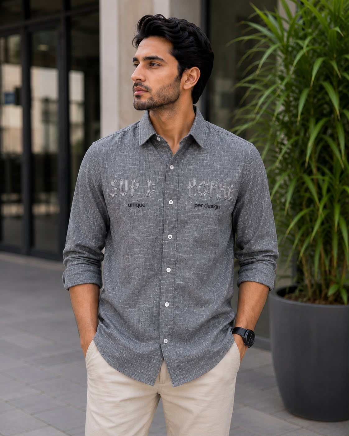NEW ARRIVAL CHEST EMBROIDERY SHIRTS!
