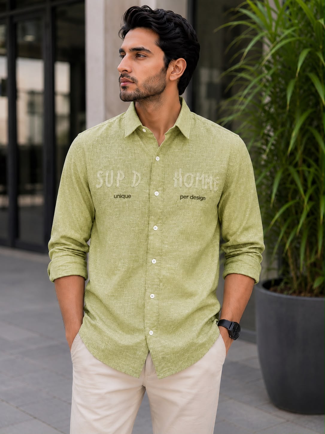 NEW ARRIVAL CHEST EMBROIDERY SHIRTS!