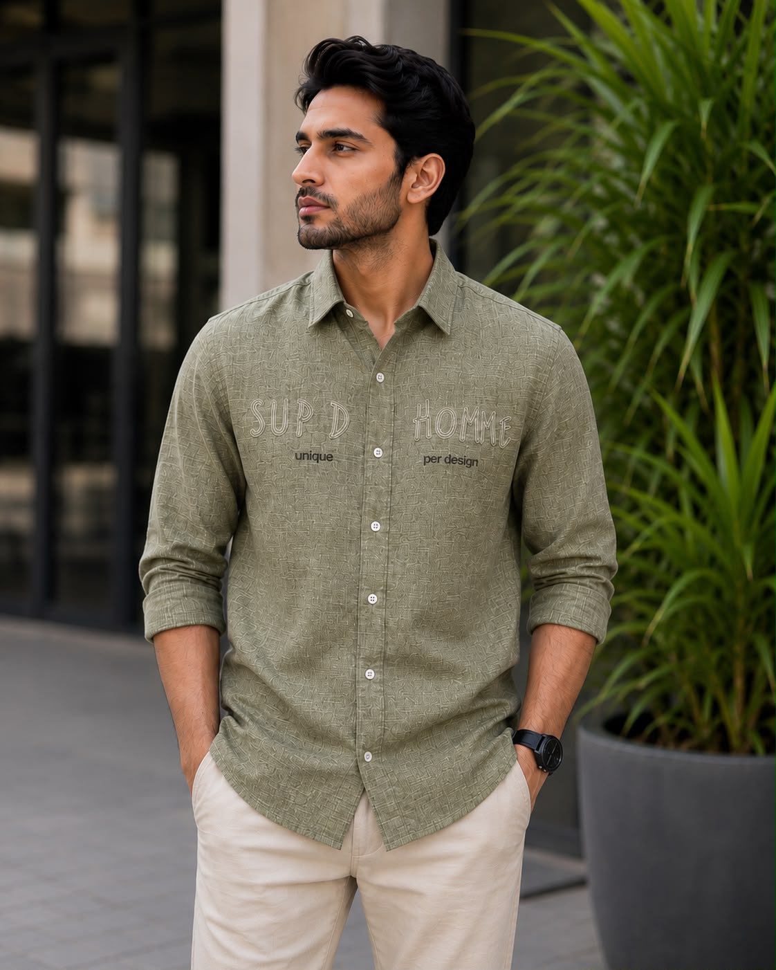 NEW ARRIVAL CHEST EMBROIDERY SHIRTS!